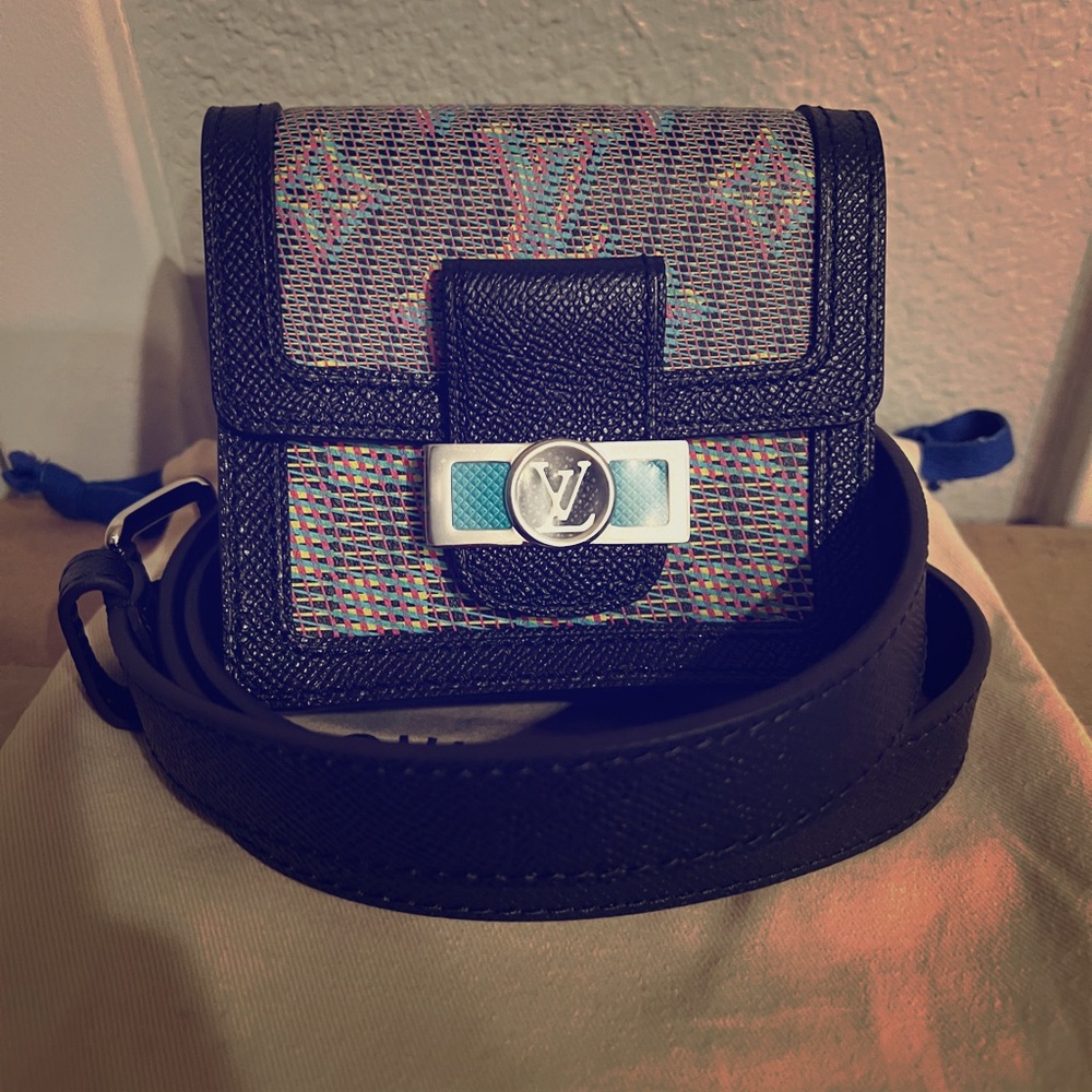 Louis Vuitton dauphine bb bumbag blue